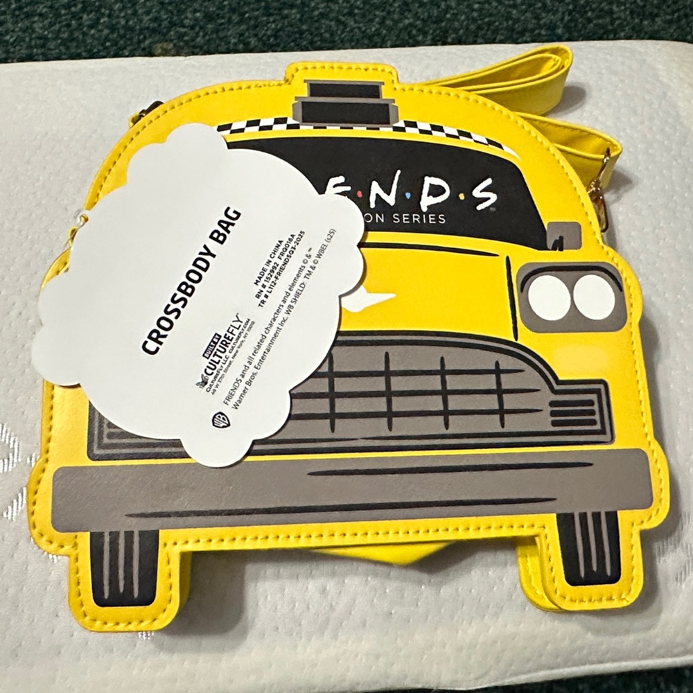 Friends Taxi Crossbody Bag
